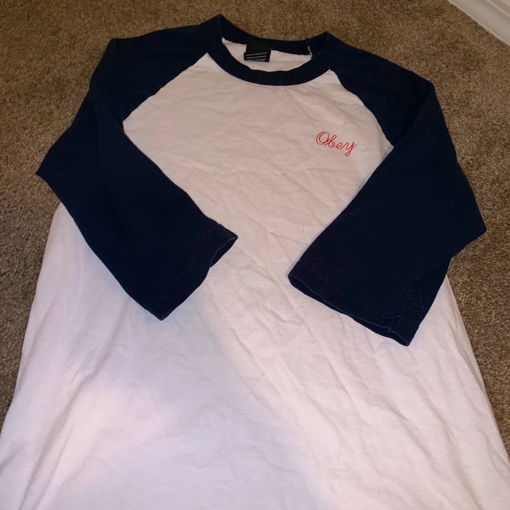 Obey baseball tee